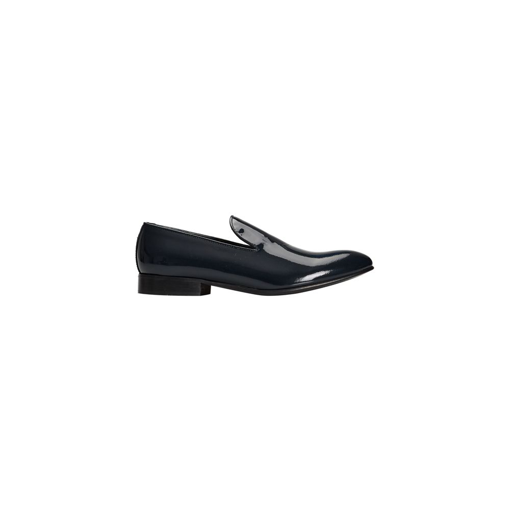 Roberto Pepe Luxus-Loafer aus blauem Kalbsleder