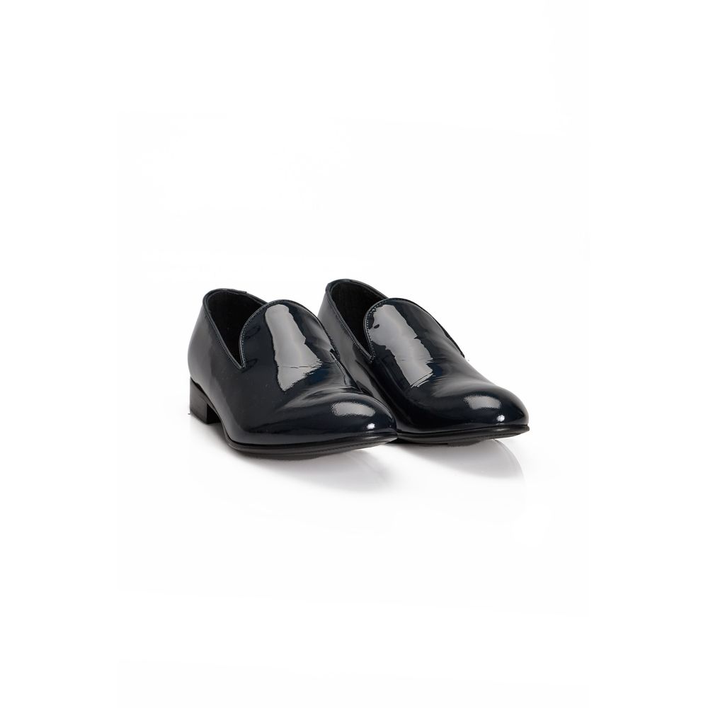 Roberto Pepe Luxus-Loafer aus blauem Kalbsleder