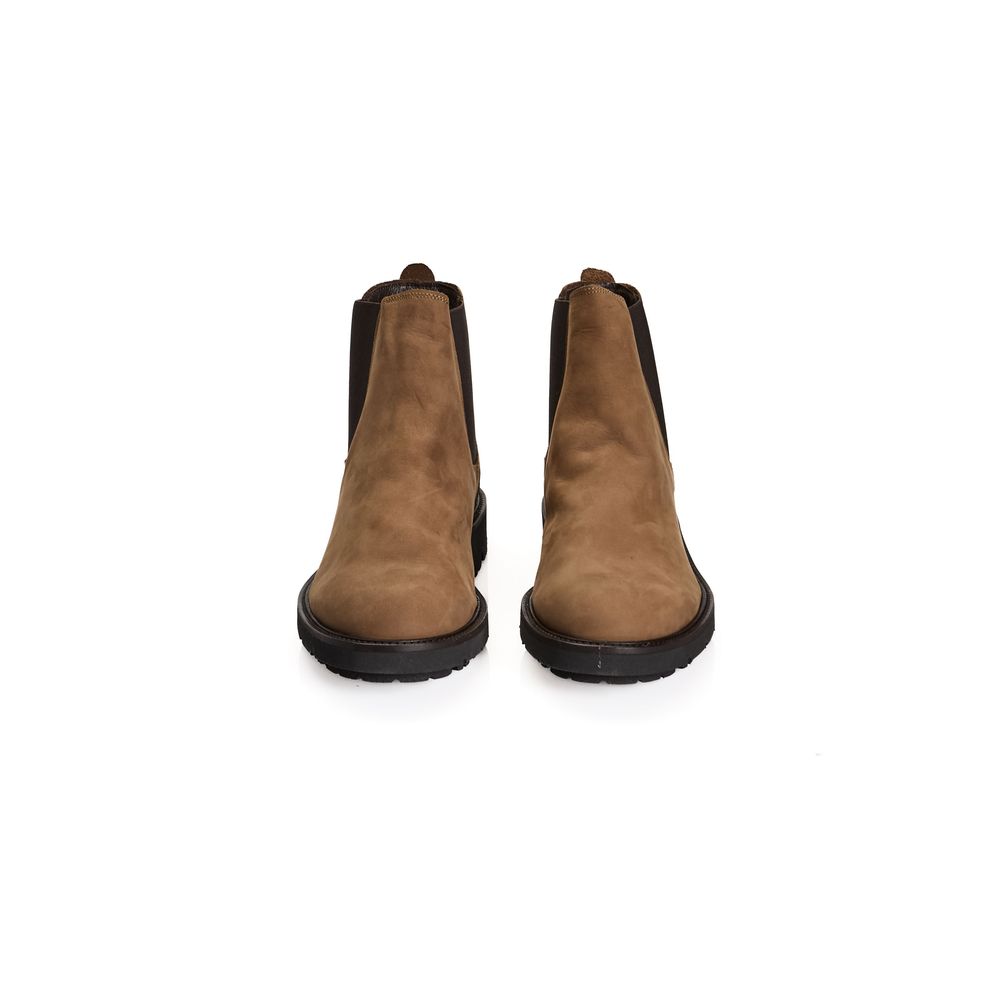 Roberto Pepe Luxus-Stiefel aus braunem Kalbsleder