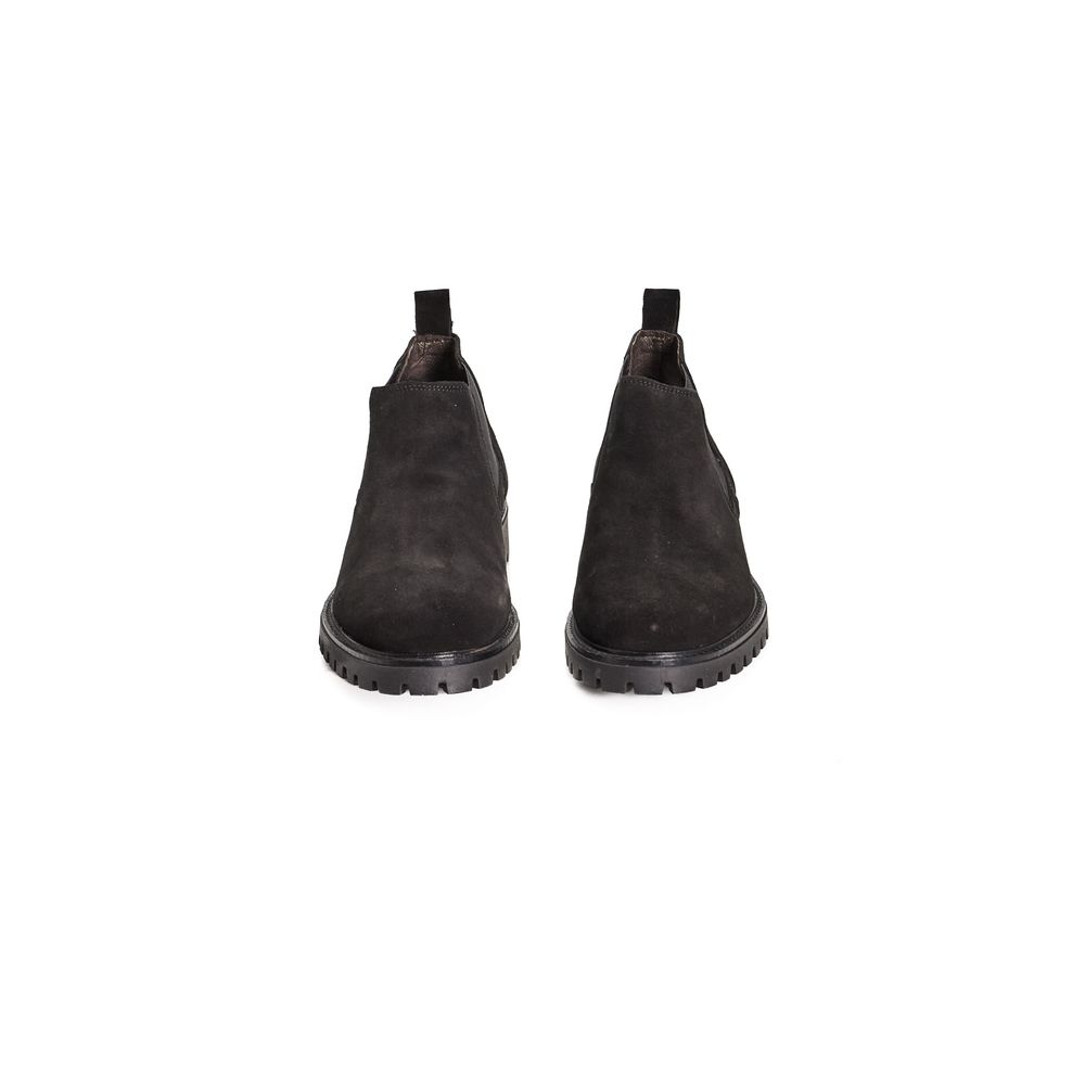 Roberto Pepe Luxusstiefel aus schwarzem Kalbsleder