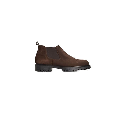 Roberto Pepe Luxury Brown Calfskin Men Boot
