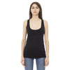 Just Cavalli Schwarzes Viskose-Tanktop