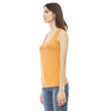 Just Cavalli Orange Viscose Women's Top
