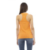 Just Cavalli Orange Viscose Women's Top