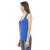 Just Cavalli Blue Viscose Women Top