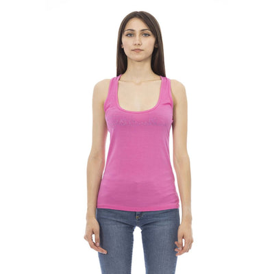 Just Cavalli Mehrfarbiges Viskose-Tanktop