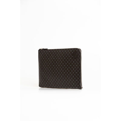 Trussardi Black Leather Men Clutch