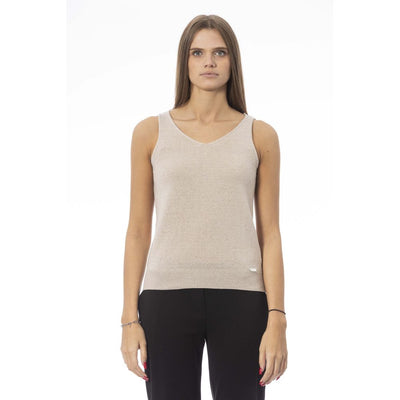 Baldinini Trend Beige Viscose Women Top