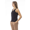 Baldinini Trend Schwarzes Tanktop aus Stoff