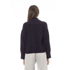 Alpha Studio Purple Merino Wool Women Cardigan