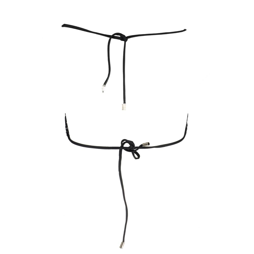 Karl Lagerfeld Badebekleidung aus schwarzem Elastan