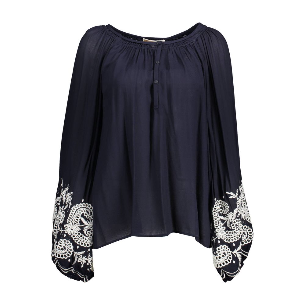 Kocca blaues Viskosehemd