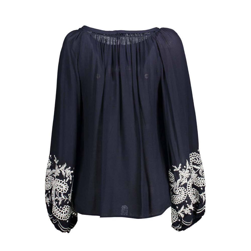 Kocca blaues Viskosehemd