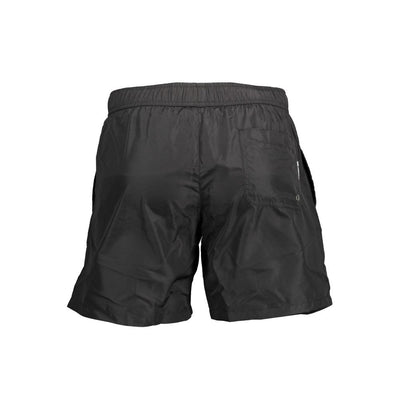 Karl Lagerfeld Black Polyester Men's Swim Boxer