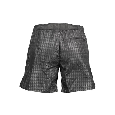 Karl Lagerfeld Black Polyester Men's Swim Boxer