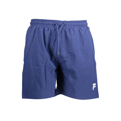 Fila Blu Polyester Men's Swim Trunk