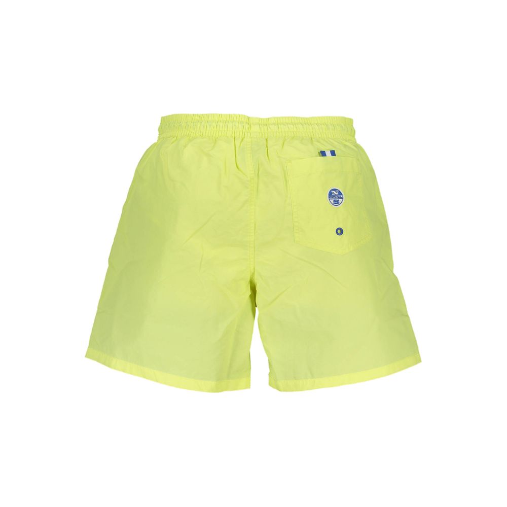 North Sails Giallo Polyester Men's Swim Short
