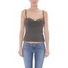 John Galliano Verde Elastan Women's Camisole