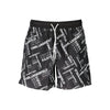 Karl Lagerfeld Black Polyester Men's Swim Trunk