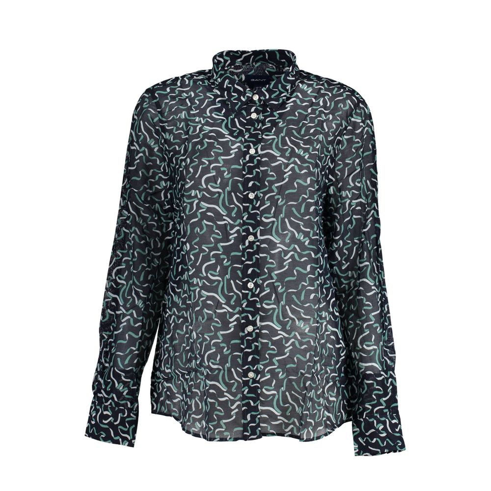 Gant Blue Cotton Women Shirt