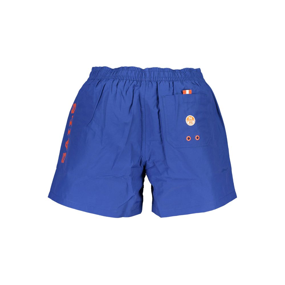 North Sails Blue Polyester Men's Swim Trunks