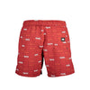 Karl Lagerfeld Rosso Poliestere Men Swim Boxer