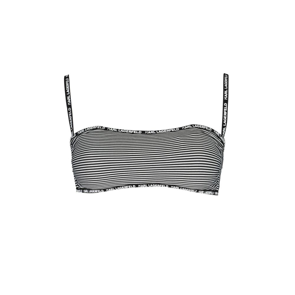 Karl Lagerfeld Black Polyamide Women's Swimsuit