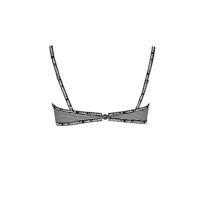 Karl Lagerfeld Black Polyamide Women's Swimsuit