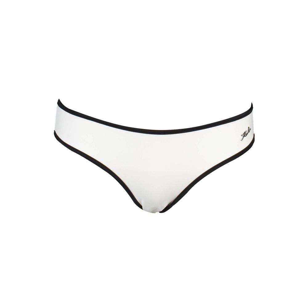 Karl Lagerfeld White Poliammide Women Swim Brief