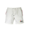 Karl Lagerfeld Bianco Polyester Men's Swim Boxer
