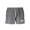 Karl Lagerfeld Grigio Polyester Men Swim Boxer