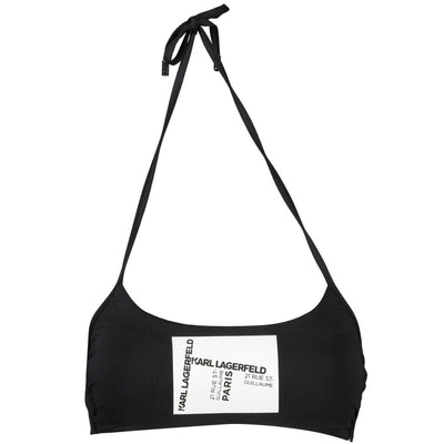 Karl Lagerfeld Black Polyamide Women Swimsuit