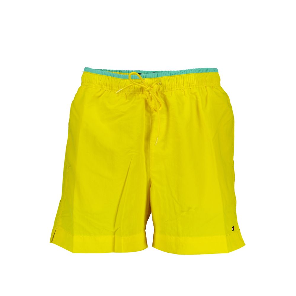Tommy Hilfiger Giallo Nylon Men's Swim Boxer