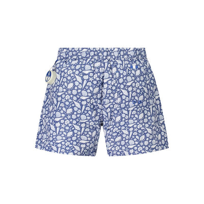 North Sails Blu Polyester Men's Swim Boxer