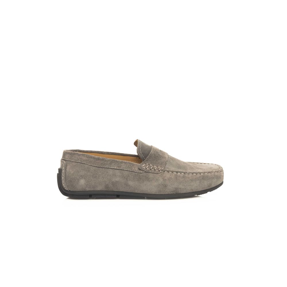 Cerruti 1881 Grauer Kuhfell-Loafer