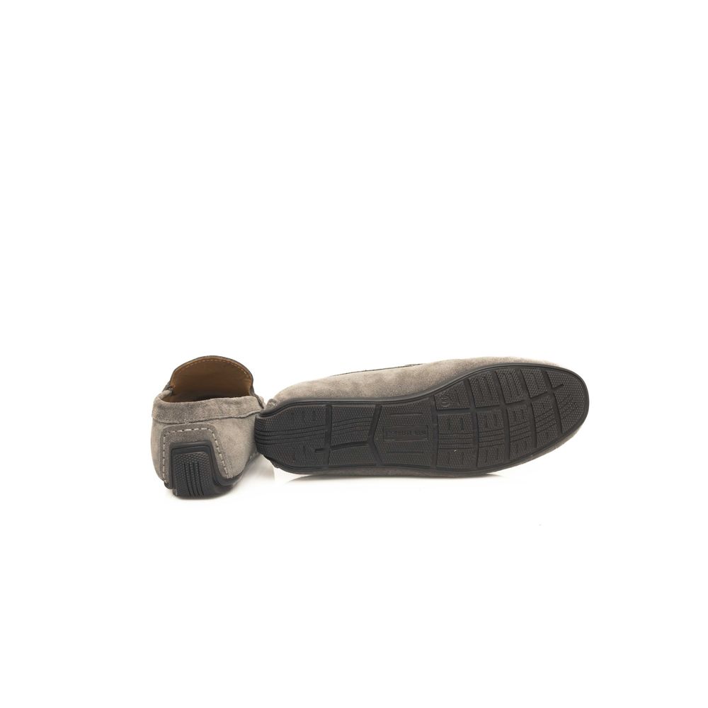 Cerruti 1881 Grauer Kuhfell-Loafer