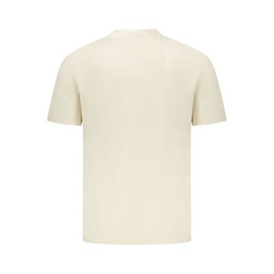 Napapijri Beige Cotton Men T-Shirt