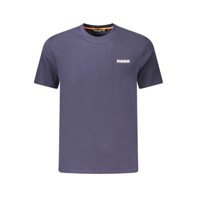 Napapijri Blue Cotton Men T-Shirt