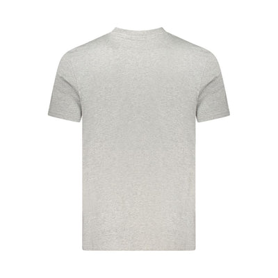 Napapijri Grigio Cotton Men T-Shirt