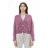 Alpha Studio Multicolor Merino Wool Women Cardigan
