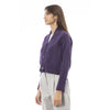 Alpha Studio Purple Merino Wool Women Cardigan
