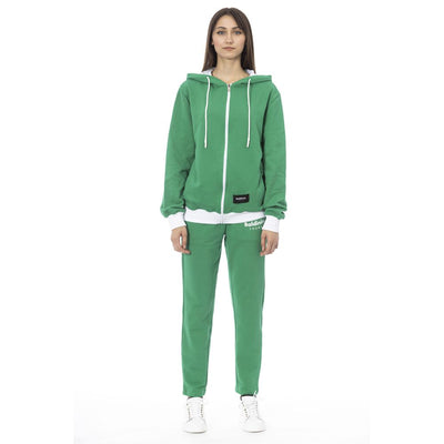 Baldinini Trend Green Cotton Women Sweater