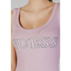 Guess Purple Cotton Tank Tops