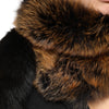 Dolce & Gabbana Brown Red Fox Fur Neck Cashmere Warmer Scarf