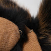 Dolce & Gabbana Brown Red Fox Fur Neck Cashmere Warmer Scarf