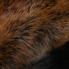 Dolce & Gabbana Brown Red Fox Fur Neck Cashmere Warmer Scarf