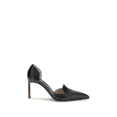 Tom Ford Pumps aus schwarzem Leder mit hohem Absatz