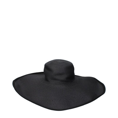 Max Mara Black Paper Sunhat