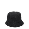Palm Angels Black Cotton Bucket Hat
