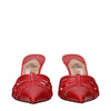 Paris Texas Red Leather Stiletto Heel Sandals